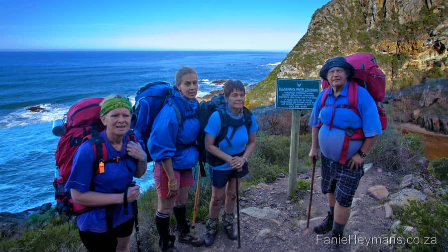 5 Day Hiking Trail Bloukrans Notice Bord. The Otter 5-day hiking trail is situated on the coastal section of the Tsitsikamma National Park, between Storms- River Mouth and Natures Valley where it ends. The hiking trail is a total distance of 45km. It is officially the oldest and undoubtedly the most iconic hiking trail in South Africa.